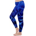 Blue Roses Flowers Plant Romance Blossom Bloom Nature Flora Petals Classic Winter Leggings View2