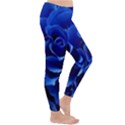 Blue Roses Flowers Plant Romance Blossom Bloom Nature Flora Petals Classic Winter Leggings View3