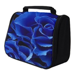 Blue Roses Flowers Plant Romance Blossom Bloom Nature Flora Petals Full Print Travel Pouch (small) by Proyonanggan