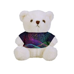 Particles Waves Line Multicoloured Full Print Tee For Cuddly Teddy Bear by Proyonanggan