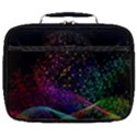 Particles Waves Line Multicoloured Full Print Lunch Bag View1