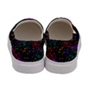 Particles Waves Line Multicoloured Women s Canvas Slip Ons View4