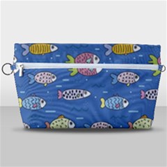 Sea Fish Blue Submarine Animal Handbag Organizer by Proyonanggan