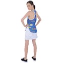 Sea Fish Blue Submarine Animal Racer Back Mesh Tank Top View2