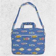 Sea Fish Blue Submarine Animal Macbook Pro 13  Shoulder Laptop Bag  by Proyonanggan