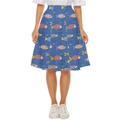 Sea Fish Blue Submarine Animal Classic Short Skirt by Proyonanggan