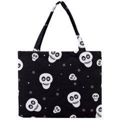 Skull Pattern Mini Tote Bag by Ket1n9