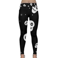 Skull Pattern Classic Yoga Leggings by Ket1n9