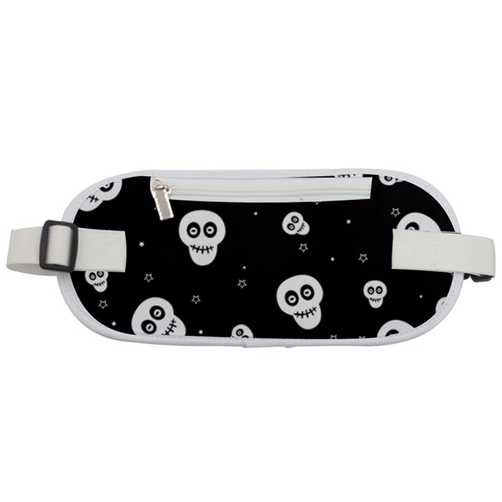 Skull Pattern Rounded Waist Pouch