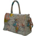 Vintage World Map Duffel Travel Bag View1