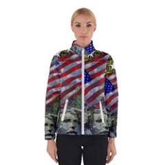 Usa United States Of America Images Independence Day Women s Bomber Jacket