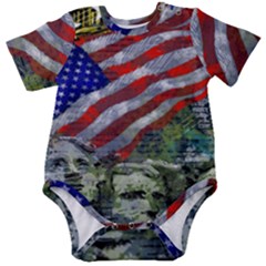 Usa United States Of America Images Independence Day Baby Short Sleeve Bodysuit by Ket1n9