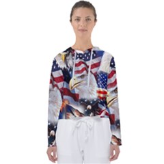 United States Of America Images Independence Day Women s Slouchy Sweat