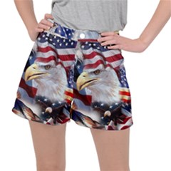 United States Of America Images Independence Day Women s Ripstop Shorts by Ket1n9