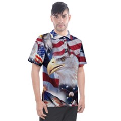 United States Of America Images Independence Day Men s Polo T-shirt by Ket1n9