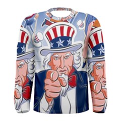 Independence Day United States Of America Men s Long Sleeve T-shirt by Ket1n9