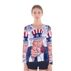 Independence Day United States Of America Women s Long Sleeve T-shirt