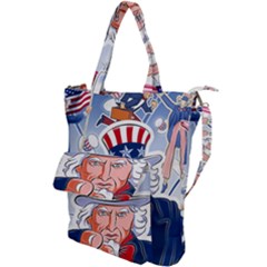 Independence Day United States Of America Shoulder Tote Bag by Ket1n9