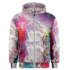 Clouds Multicolor Fantasy Art Skies Men s Zipper Hoodie