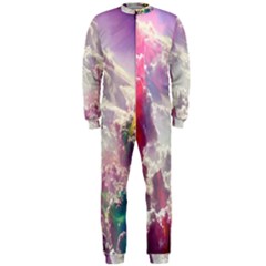 Clouds Multicolor Fantasy Art Skies Onepiece Jumpsuit (men)