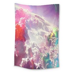 Clouds Multicolor Fantasy Art Skies Large Tapestry