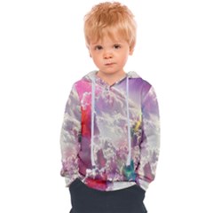 Clouds Multicolor Fantasy Art Skies Kids  Overhead Hoodie