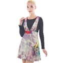 Clouds Multicolor Fantasy Art Skies Plunge Pinafore Velour Dress View1