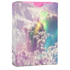 Clouds Multicolor Fantasy Art Skies Playing Cards Single Design (rectangle) With Custom Box