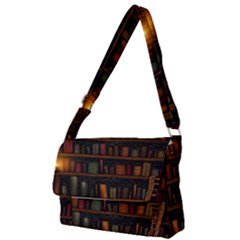 Books Library Full Print Messenger Bag (s) by Ket1n9