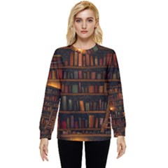 Books Library Hidden Pocket Sweatshirt