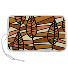 Autumn Leaf Mosaic Seamless Pen Storage Case (l) by Hannah976