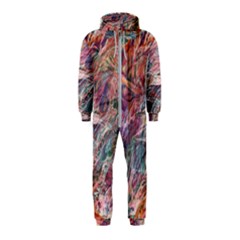 Abstract Summer Flow Hooded Jumpsuit (kids) by kaleidomarblingart