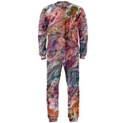 Abstract Summer Flow Onepiece Jumpsuit (men) by kaleidomarblingart