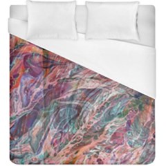 Abstract Summer Flow Duvet Cover (king Size) by kaleidomarblingart