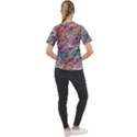 Abstract Summer Flow Women s Sport Raglan T-Shirt View2