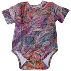 Abstract Summer Flow Baby Short Sleeve Bodysuit