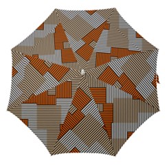 Abstract Pattern Line Art Design Decoration Straight Umbrellas by Ravend