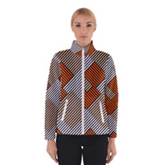 Abstract Pattern Line Art Design Decoration Women s Bomber Jacket