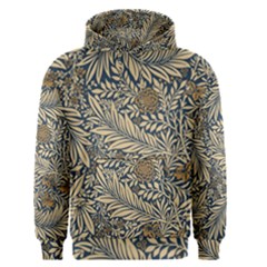 Brown Vintage Background Vintage Floral Pattern Men s Core Hoodie