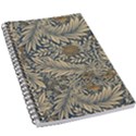 Brown Vintage Background Vintage Floral Pattern 5.5  x 8.5  Notebook View1