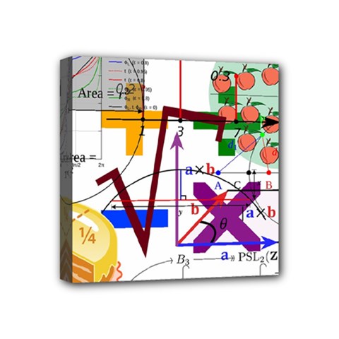 Mathematics Formula Physics School Mini Canvas 4  X 4  (stretched) by Bedest