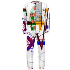 Mathematics Formula Physics School Onepiece Jumpsuit (men)