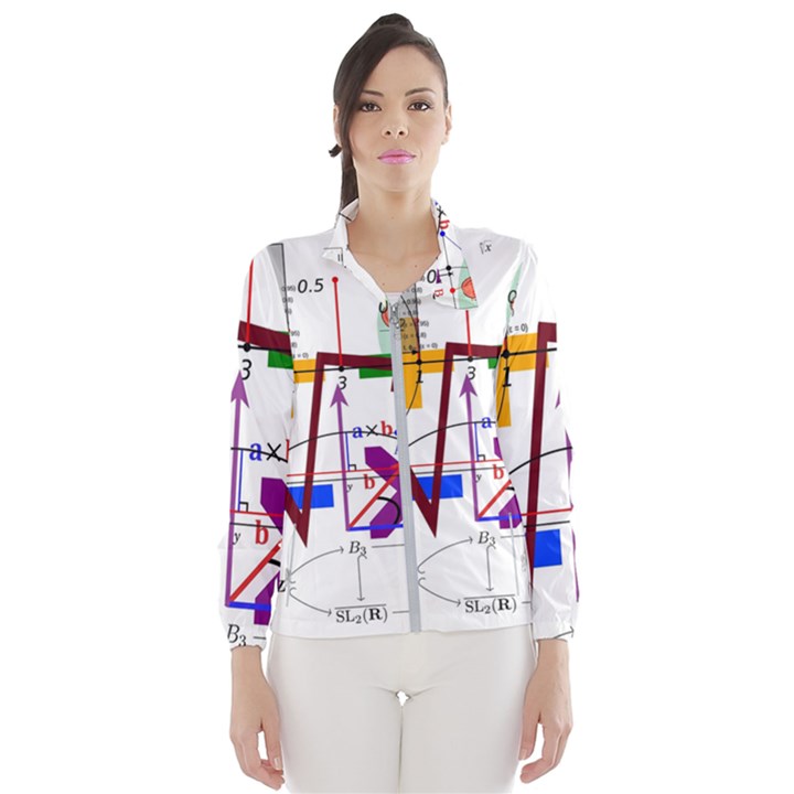 Mathematics Formula Physics School Women s Windbreaker