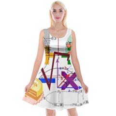 Mathematics Formula Physics School Reversible Velvet Sleeveless Dress