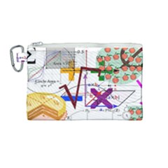 Mathematics Formula Physics School Canvas Cosmetic Bag (medium) by Bedest