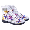 Mathematics Formula Physics School Men s High-Top Canvas Sneakers View3