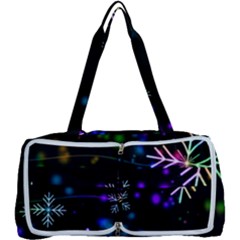 Snowflakes Snow Winter Christmas Multi Function Bag by Bedest