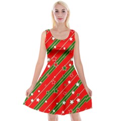 Christmas-paper-star-texture     - Reversible Velvet Sleeveless Dress