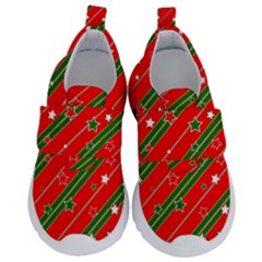 Christmas-paper-star-texture     - Kids  Velcro No Lace Shoes by Bedest