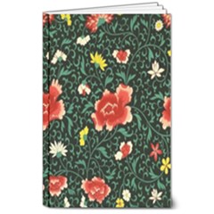 Background Vintage Japanese Design 8  X 10  Softcover Notebook by Bedest